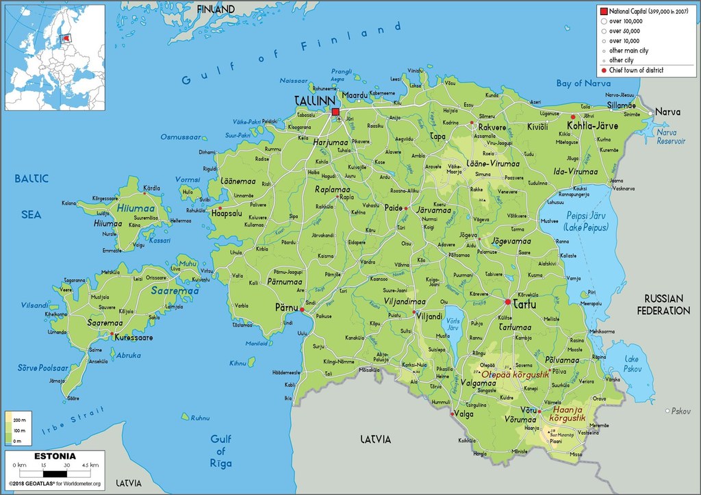 Maps of Estonia 