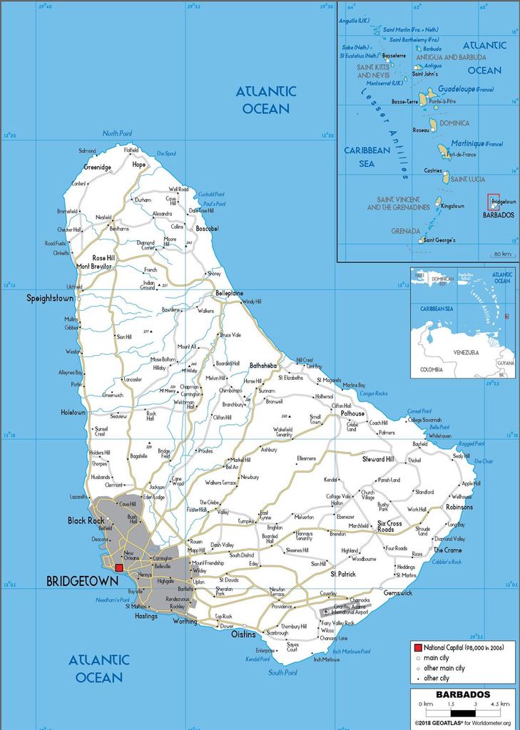 Barbados Road Map