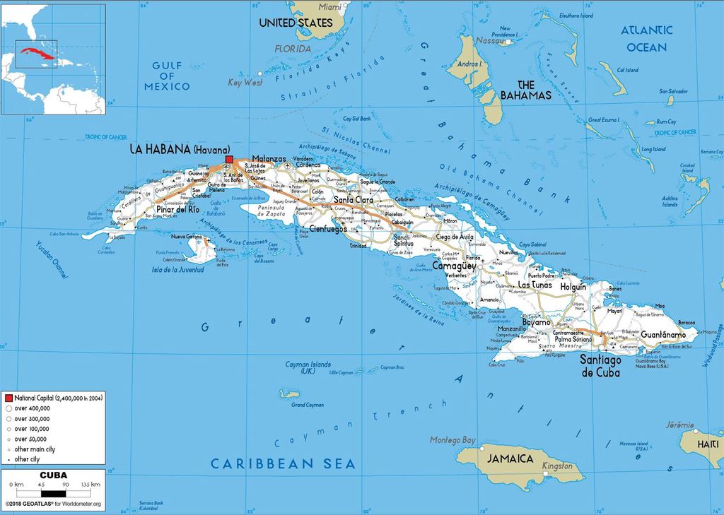 Cuba Road Map