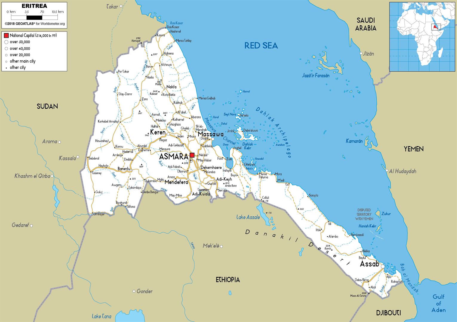 Maps of Eritrea ( best number 1 flag)