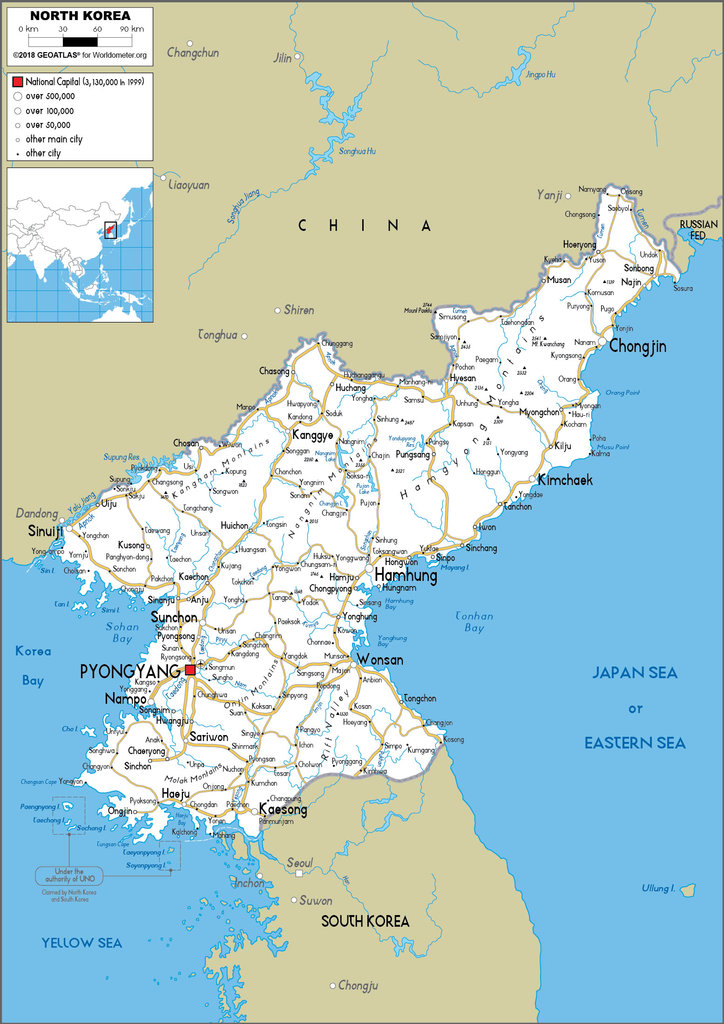North Korea Road Map 