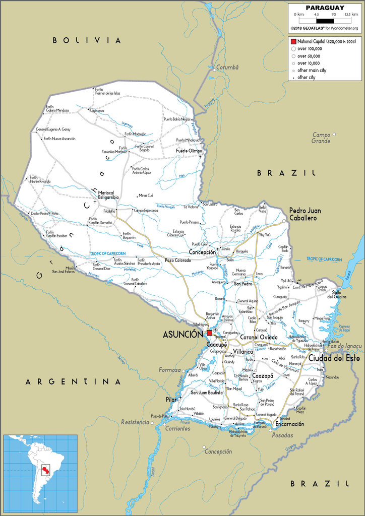 Paraguay Road Map