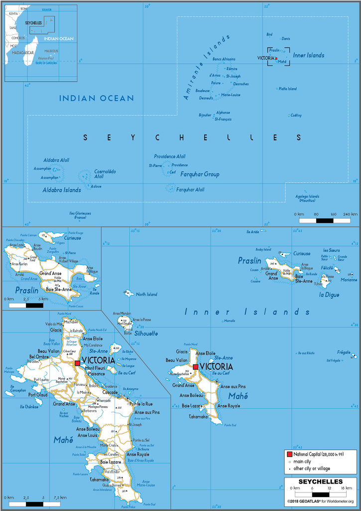 Seychelles Road Map