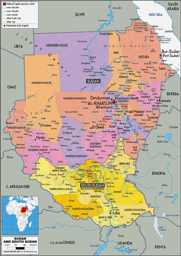 Sudan Maps