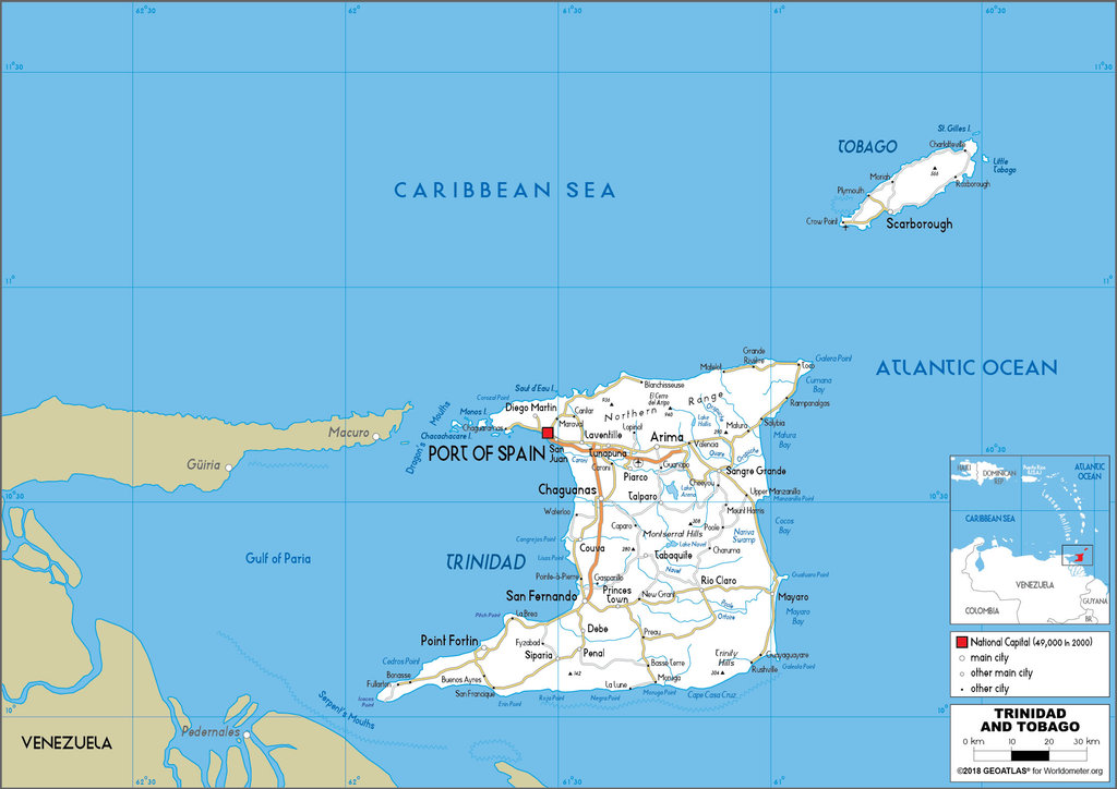 Trinidad and Tobago Road Map 