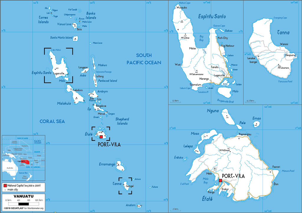 Vanuatu Road Map
