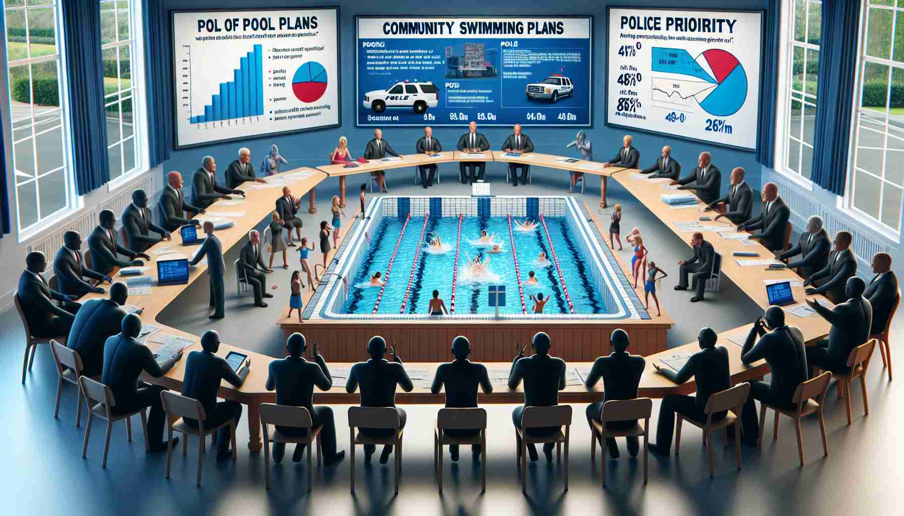 Center Point's Splash or Safety Debate: Pool Plans vs. Police Priority